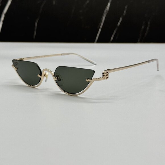 NEW GUCCI SUNGLASSES GOLD WOMEN CAT EYE EYEWEAR GUCCI GG1603S 001 main image 7